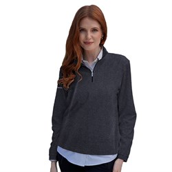Image of Ladies Luxe 1/4 Zip Pullover